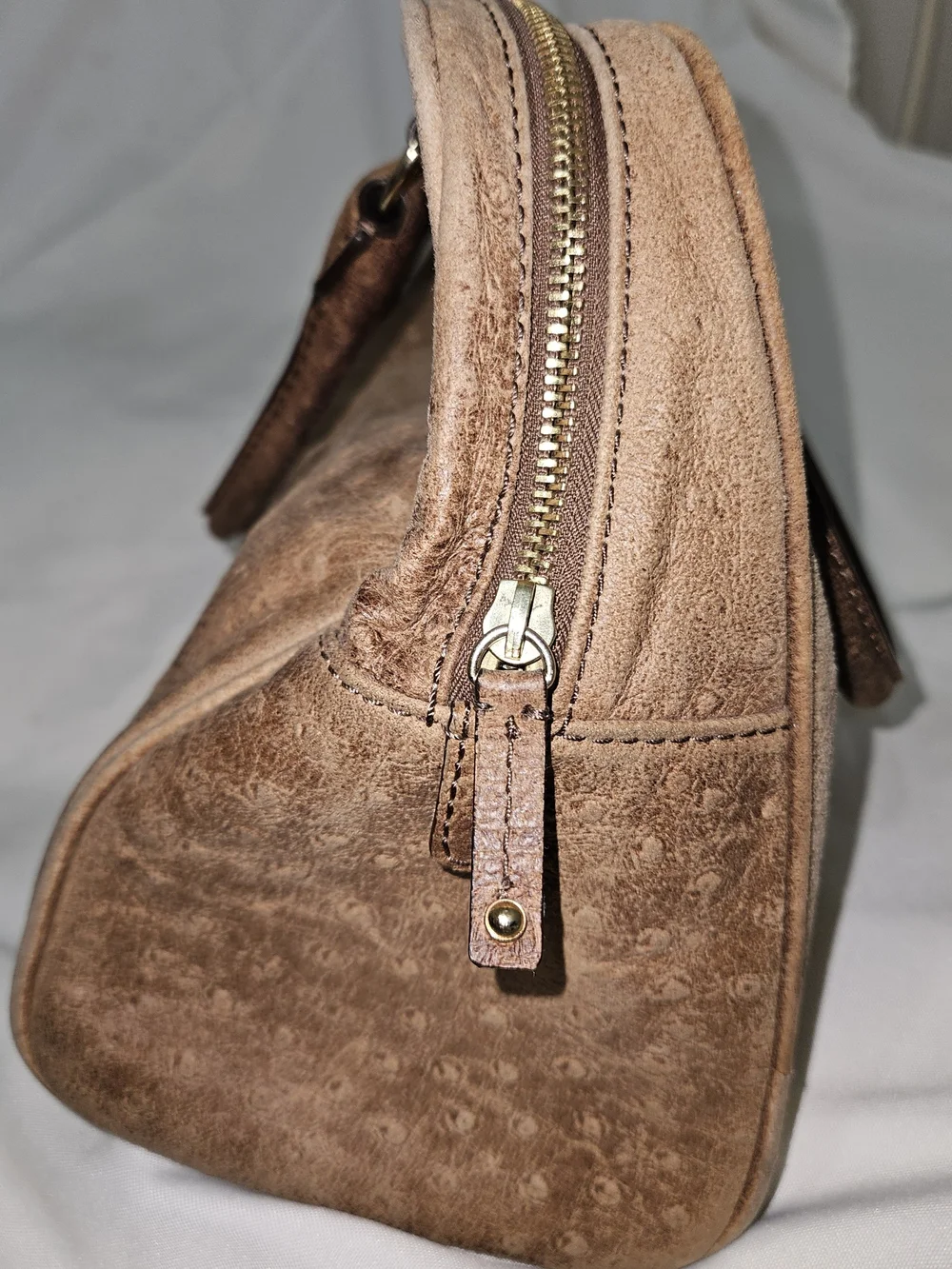 MICHAEL KORS Brown Leather Dome Satchel